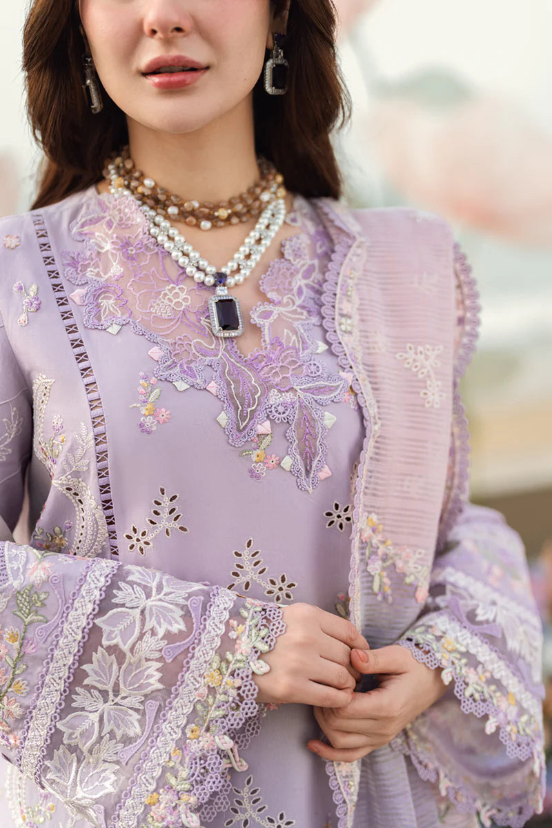 Qalamkar 3PC Unstitched Luxury Lawn Chikenkari Heavy Embroidered Suit