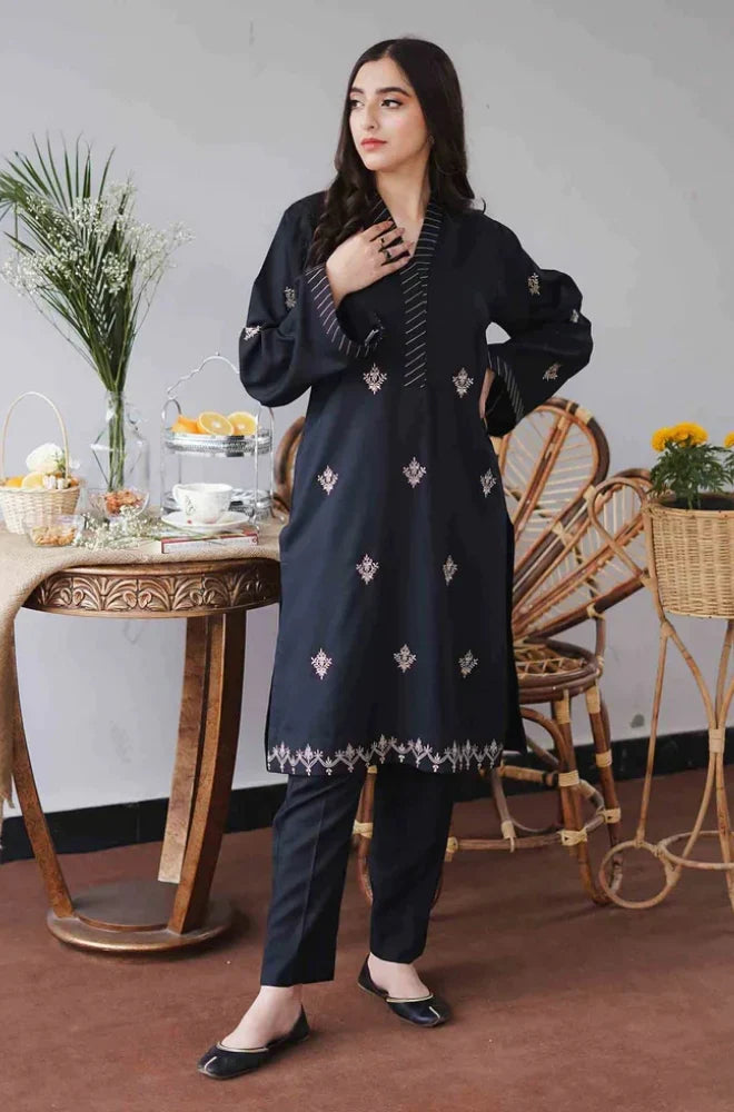 Asling 007 Unstitched Luxury Dhanak Heavy Embroidered 3PC Suit