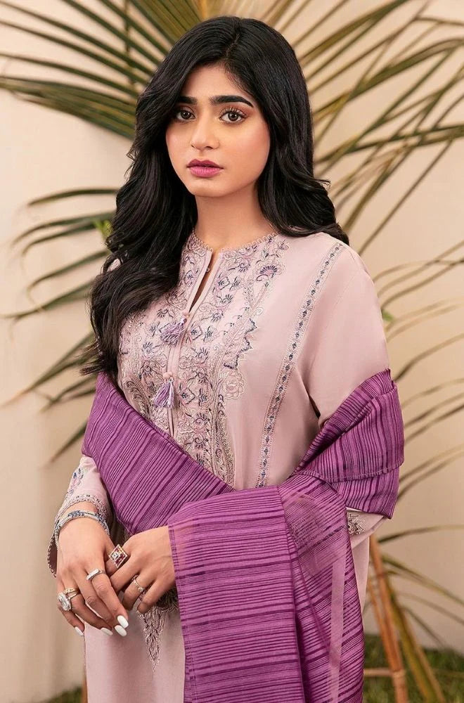 Asim Jofa 3PC Unstitched Luxury Lawn Embroidered Suit