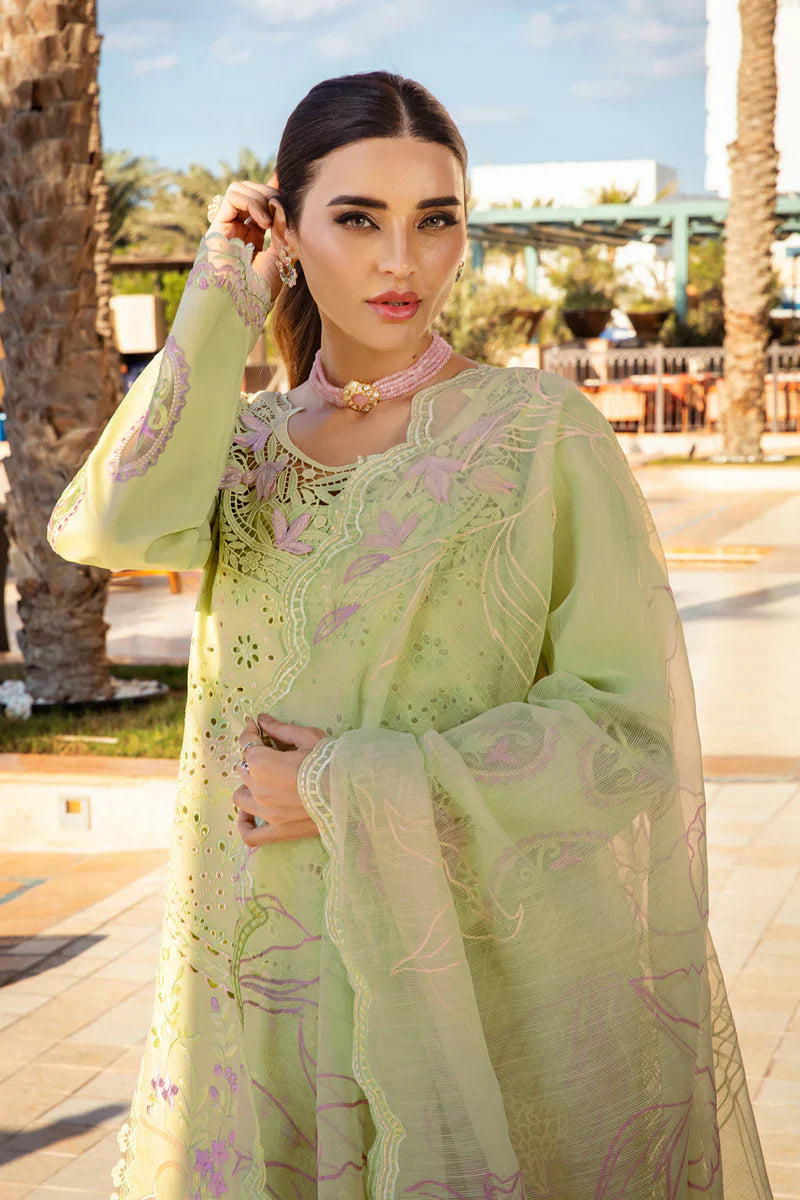 Rang Rasiya 3PC Unstitched Luxury Lawn Chikenkari Heavy Embroidered Suit
