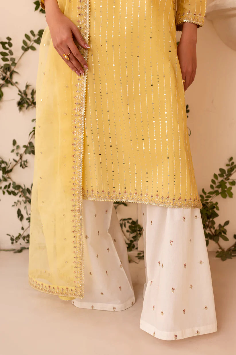 Batik 3PC Unstitched Luxury Lawn Heavy Sequence Embroidered Suit