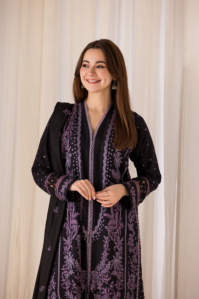 Sobia Nazir 3PC Unstitched Luxury Lawn Heavy Embroidered Suit
