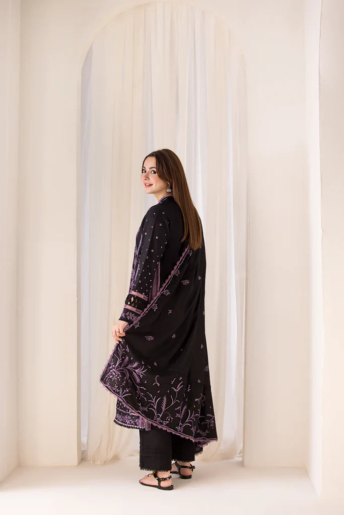 Sobia Nazir 3PC Unstitched Luxury Lawn Heavy Embroidered Suit