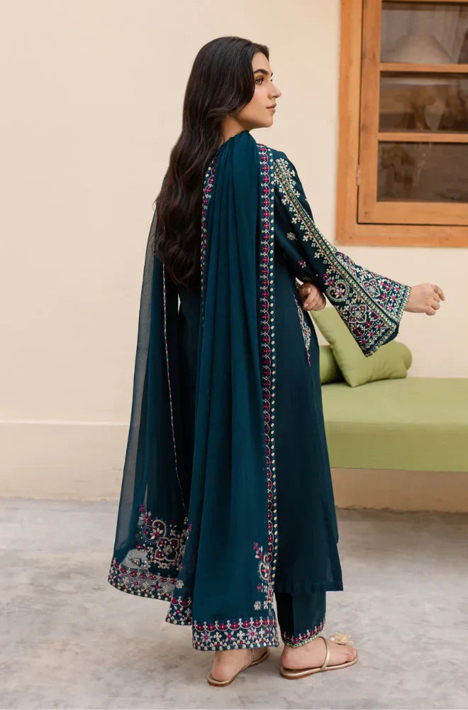 Batik 001 Unstitched Luxury Dhanak Heavy Embroidered 3PC Suit