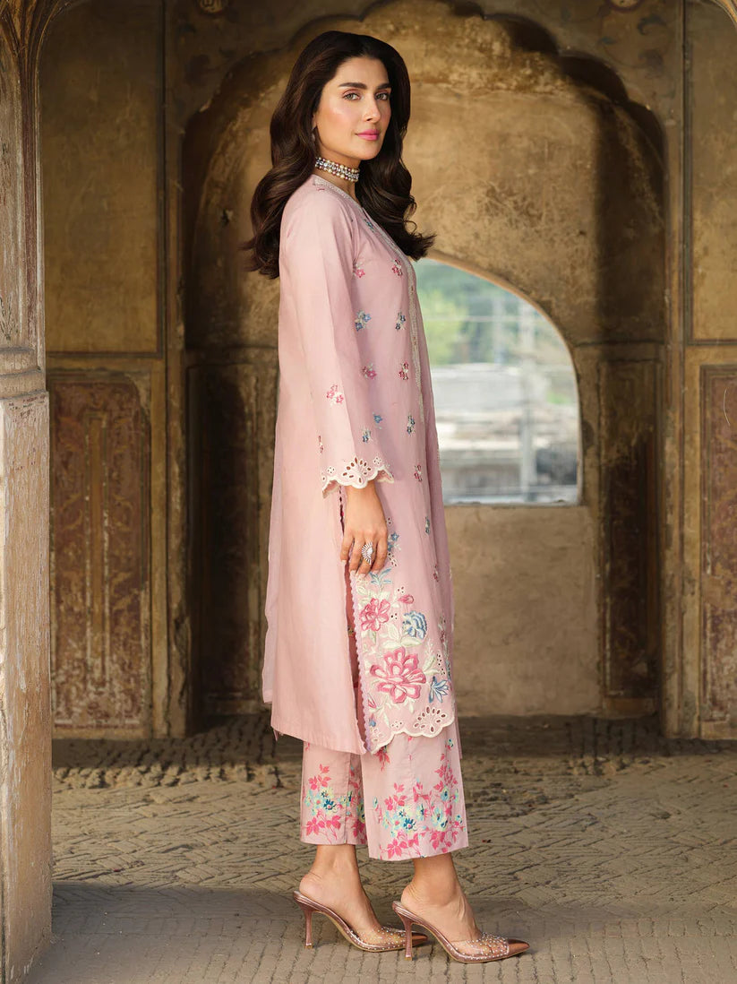 Limelight 3PC Unstitched Luxury Lawn Chikenkari Heavy Embroidered Suit
