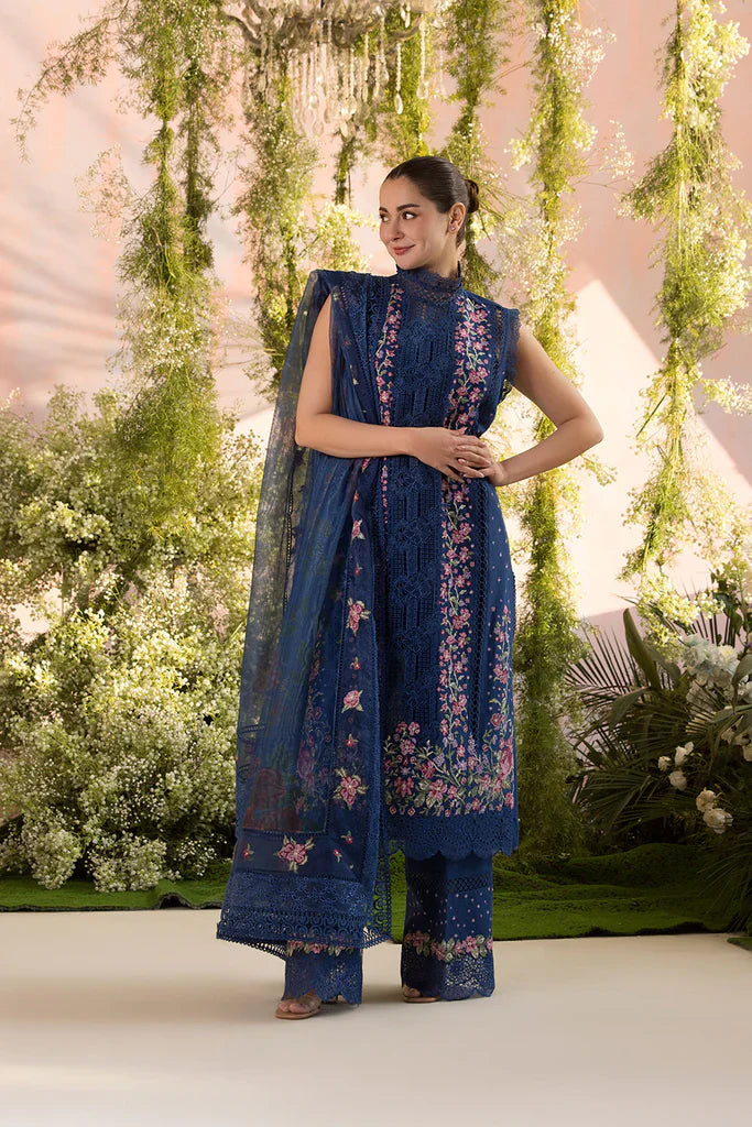 Sobia Nazir 3PC Unstitched Luxury Lawn Heavy Embroidered Suit
