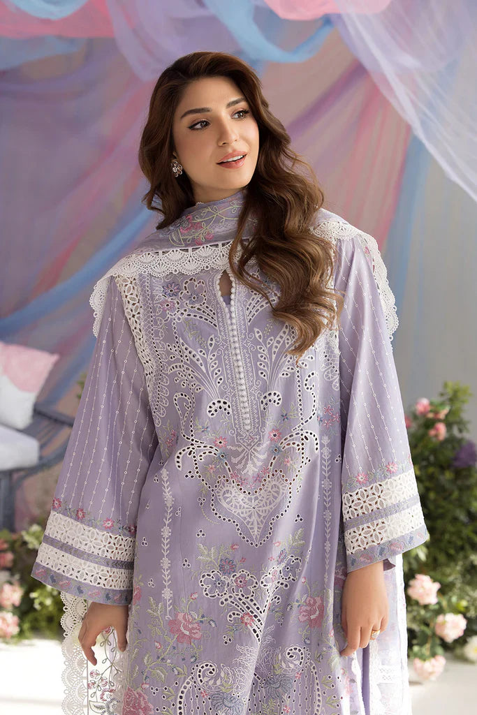 Sobia Nazir 3Pc Unstitched Luxury Lawn Heavy Embroidered Suit