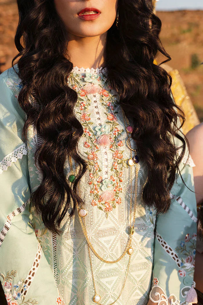 Mushq 3PC Unstitched Luxury Lawn Heavy Embroidered Suit