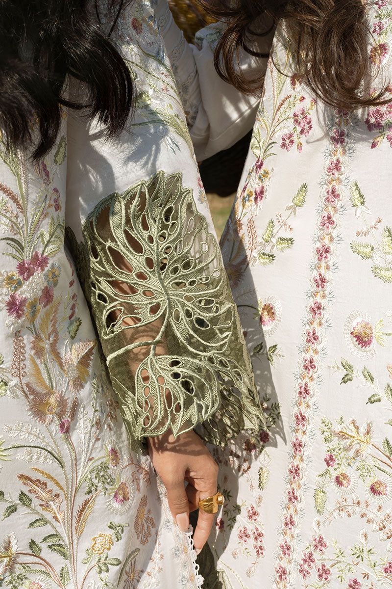Mushq 3PC Unstitched Luxury Lawn Heavy Embroidered Suit