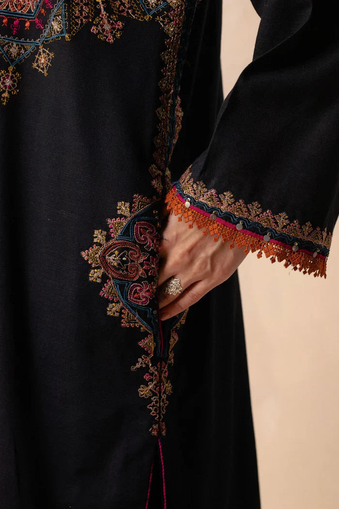 Zara Shahjahan 007 Unstitched Luxury Dhanak Heavy Embroidered 3PC Suit