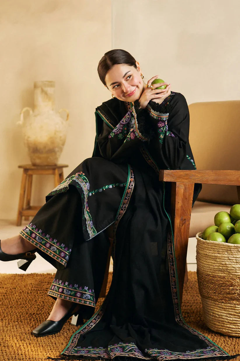 Zara Shahjahan 005 Unstitched Luxury Dhanak Heavy Embroidered 3PC Suit
