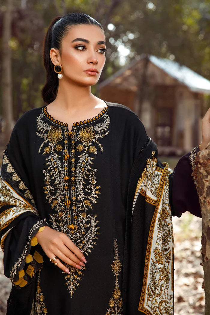 Maria B 008 Unstitched Luxury Dhanak Heavy Embroidered 3PC Suit