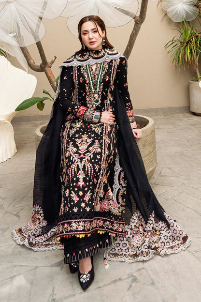 Qalamkar 001 Unstitched Luxury Dhanak Heavy Embroidered 3PC Suit