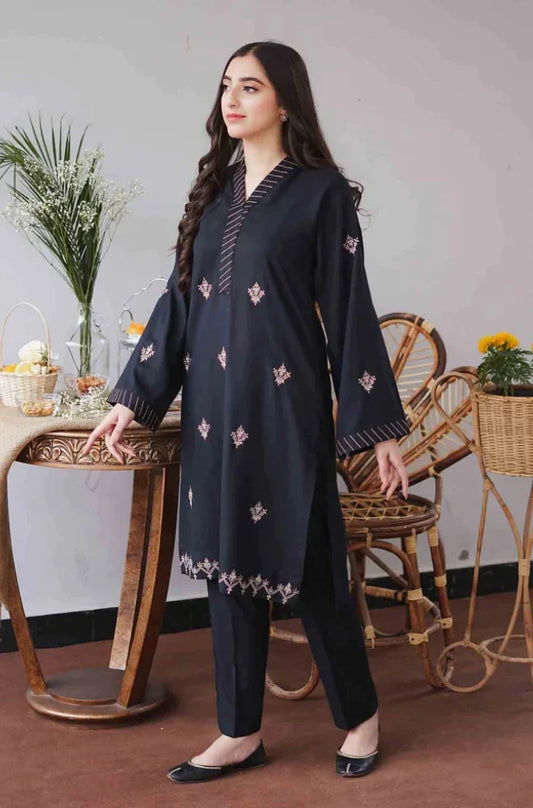 Asling 007 Unstitched Luxury Dhanak Heavy Embroidered 3PC Suit