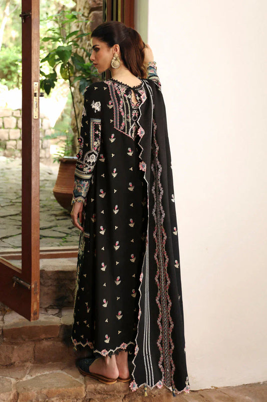 Qalamkar 3PC Unstitched Luxury Lawn Heavy Embroidered Suit