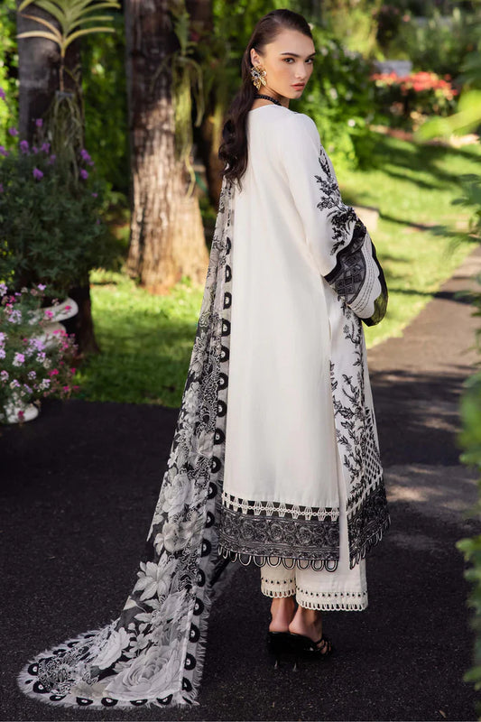 Jade 3PC Unstitched Luxury Lawn Heavy Embroidered Suit