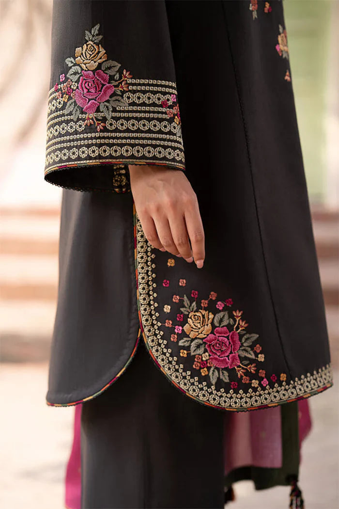Jazmin 003 Unstitched Luxury Dhanak Heavy Embroidered 3PC Suit