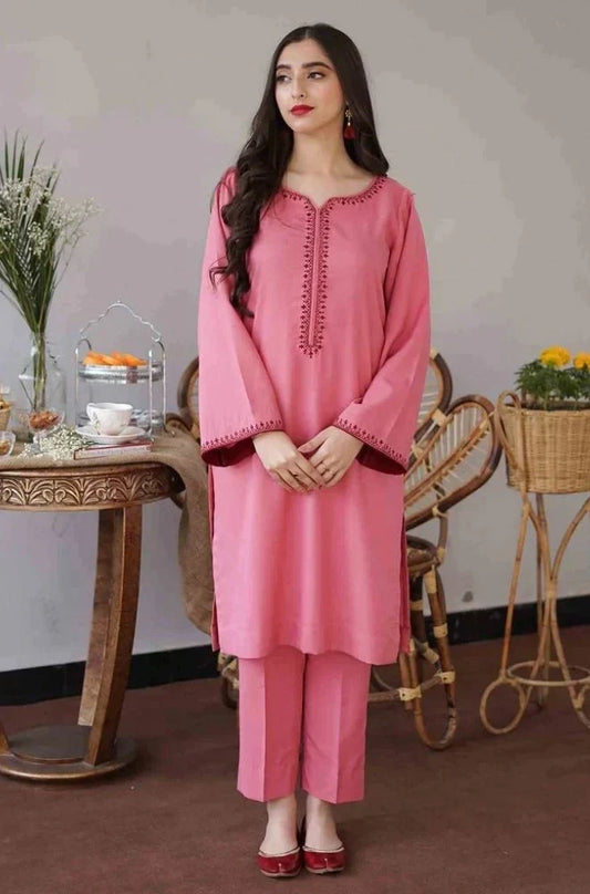Asling 008 Unstitched Luxury Dhanak Heavy Embroidered 3PC Suit