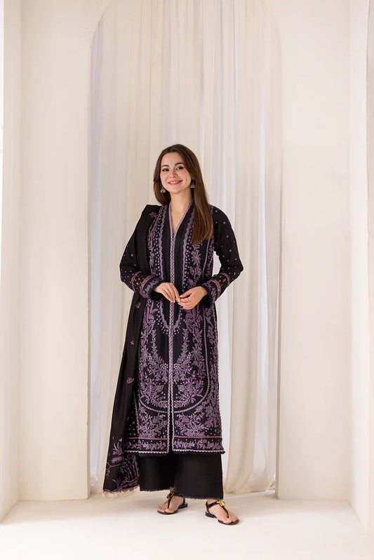 Sobia Nazir 3PC Unstitched Luxury Lawn Heavy Embroidered Suit