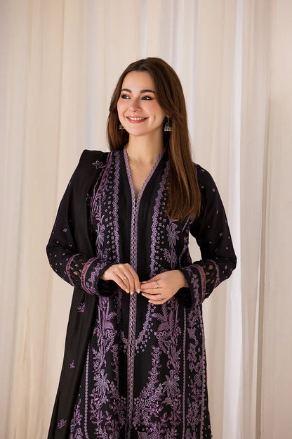 Sobia Nazir 3PC Unstitched Luxury Lawn Heavy Embroidered Suit