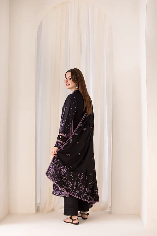 Sobia Nazir 3PC Unstitched Luxury Lawn Heavy Embroidered Suit