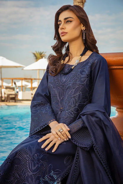 Rang Rasiya 3PC Unstitched Luxury Lawn Chikenkari Heavy Embroidered Suit