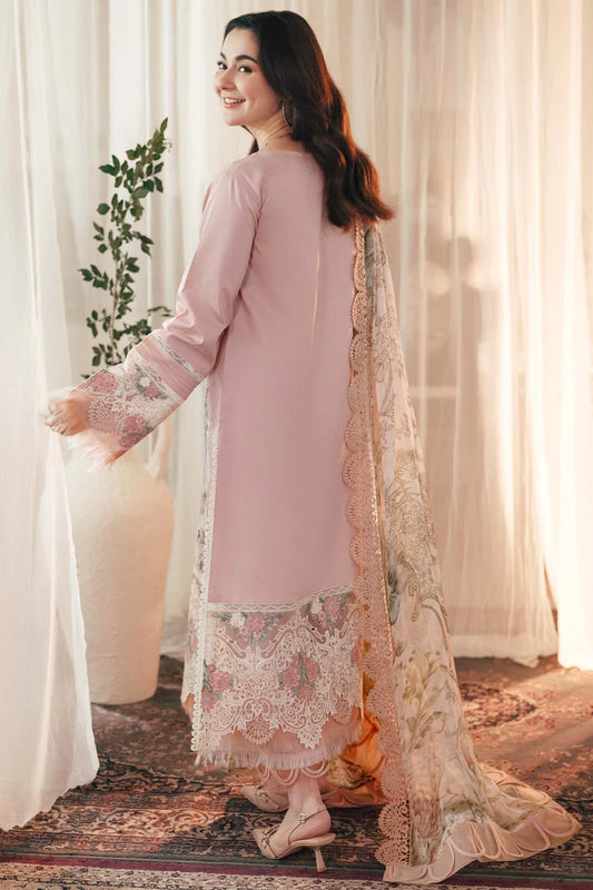 Jade 002 Unstitched Luxury Dhanak Chikenkari Heavy Embroidered 3PC Suit
