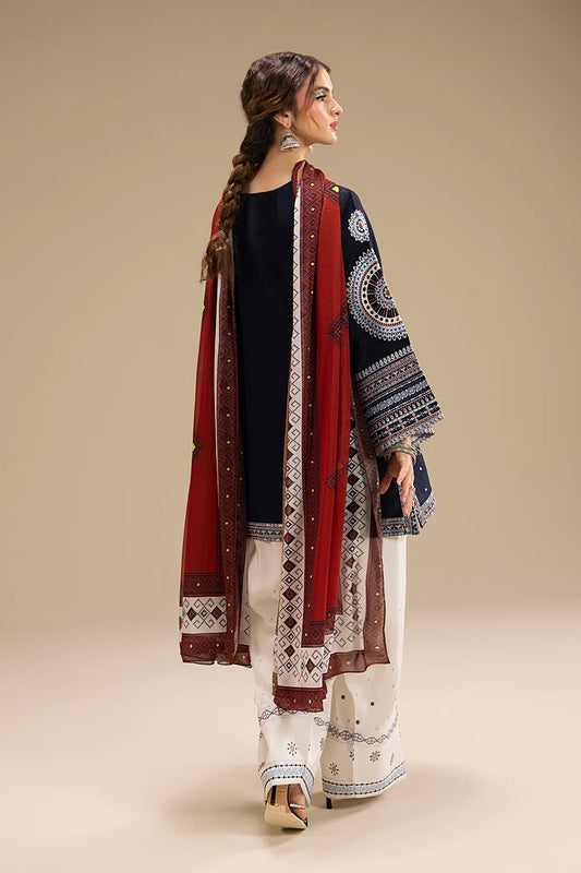Jazmin 004 Unstitched Luxury Dhanak Heavy Embroidered 3PC Suit
