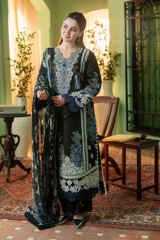 Jade 006 Unstitched Luxury Dhanak Heavy Embroidered 3PC Suit