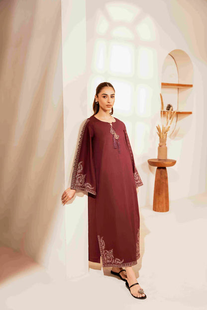 Urge  011 Unstitched Luxury Dhanak Heavy Embroidered 2PC Suit