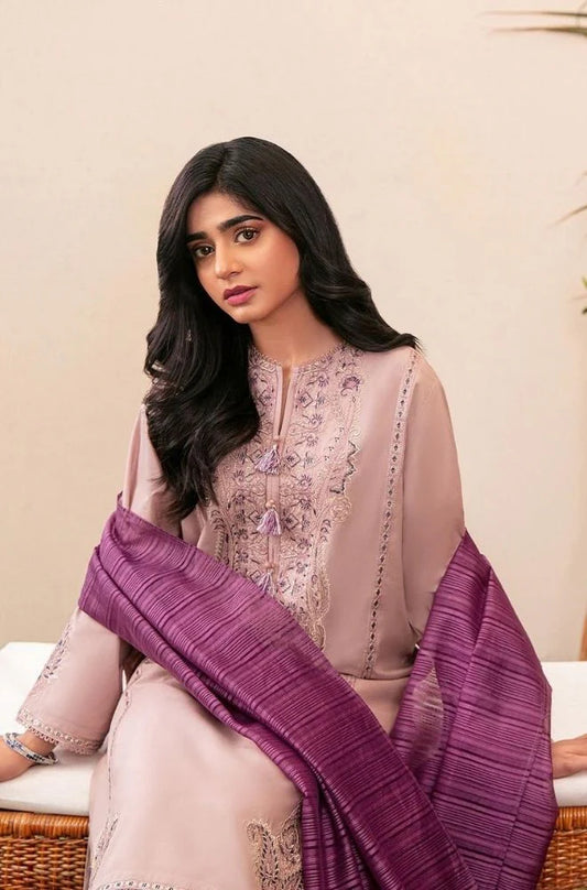 Asim Jofa 3PC Unstitched Luxury Lawn Embroidered Suit