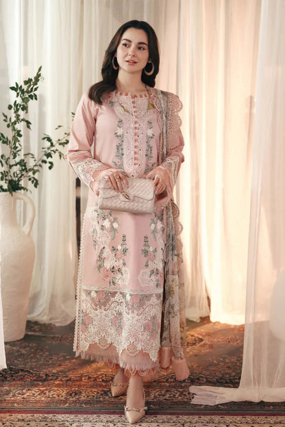 Jade 002 Unstitched Luxury Dhanak Chikenkari Heavy Embroidered 3PC Suit