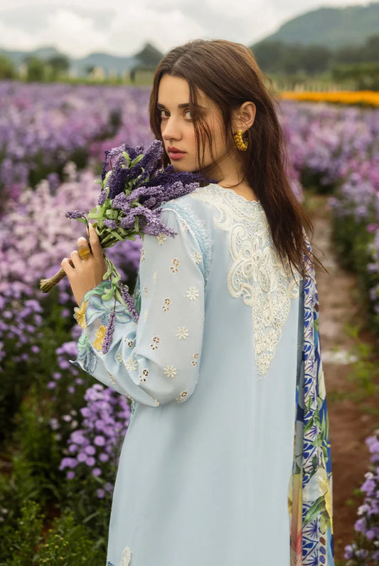 Mushq  3PC Unstitched Luxury Lawn Heavy Embroidered Suit