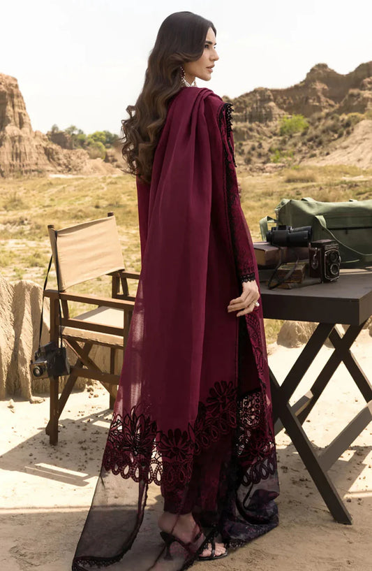Rang Rasiya Unstitched Luxury Lawn Heavy Embroidered Suit
