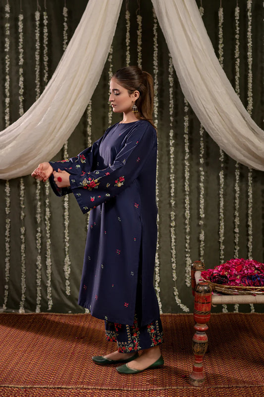 Urge  006 Unstitched Luxury Dhanak Heavy Embroidered 2PC Suit