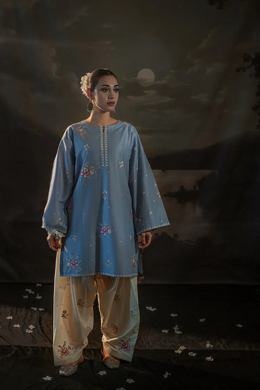 Urge 003 Unstitched Luxury Dhanak Heavy Embroidered 2PC Suit