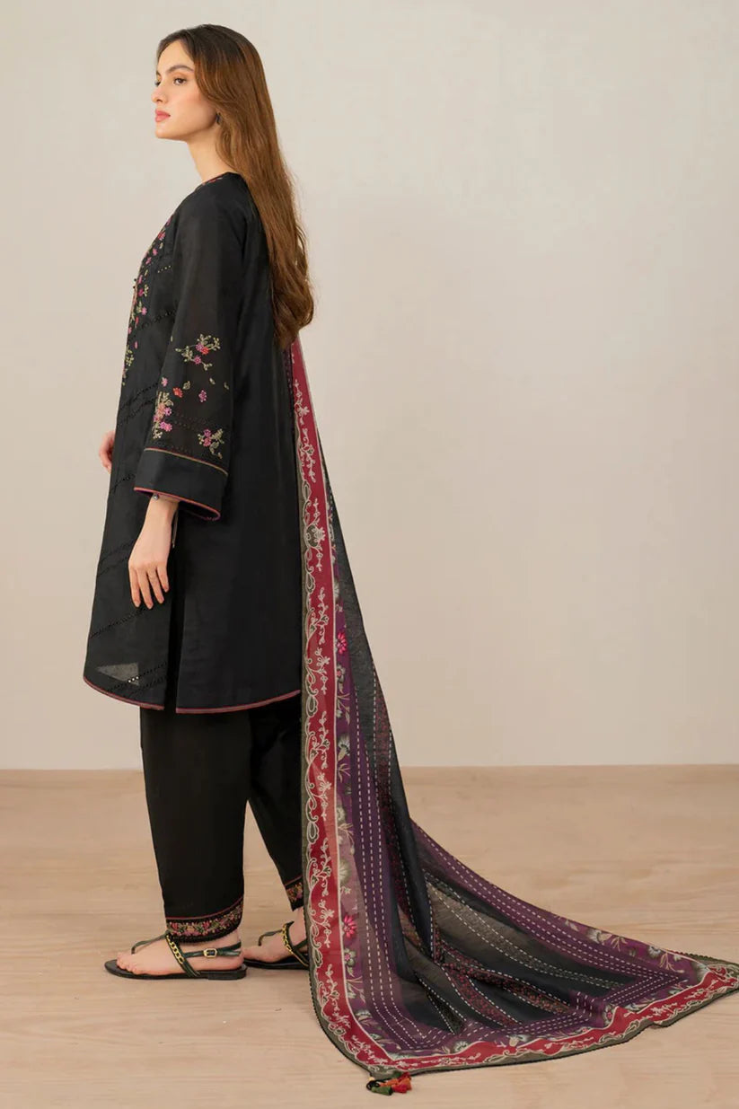 Jazmin 007 Unstitched Luxury Dhanak Heavy Embroidered 3PC Suit