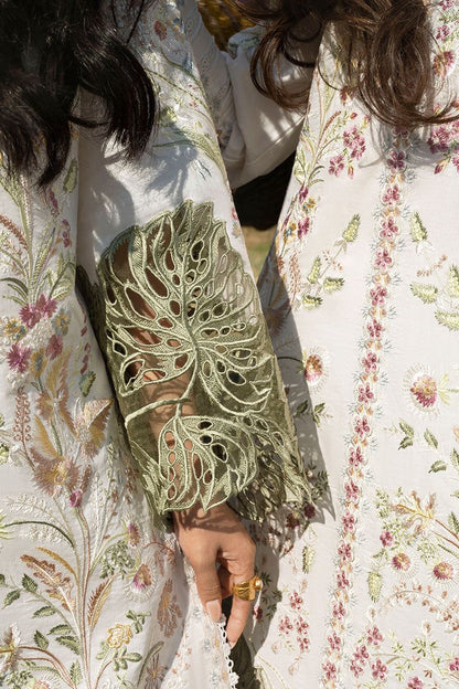 Mushq  3PC Unstitched Luxury Lawn Heavy Embroidered Suit