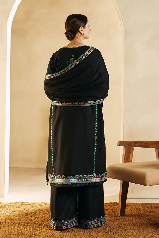 Zara Shahjahan 005 Unstitched Luxury Dhanak Heavy Embroidered 3PC Suit