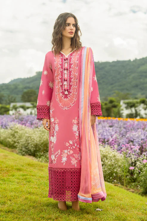 Mushq 3PC Unstitched Luxury Lawn Heavy Embroidered Suit